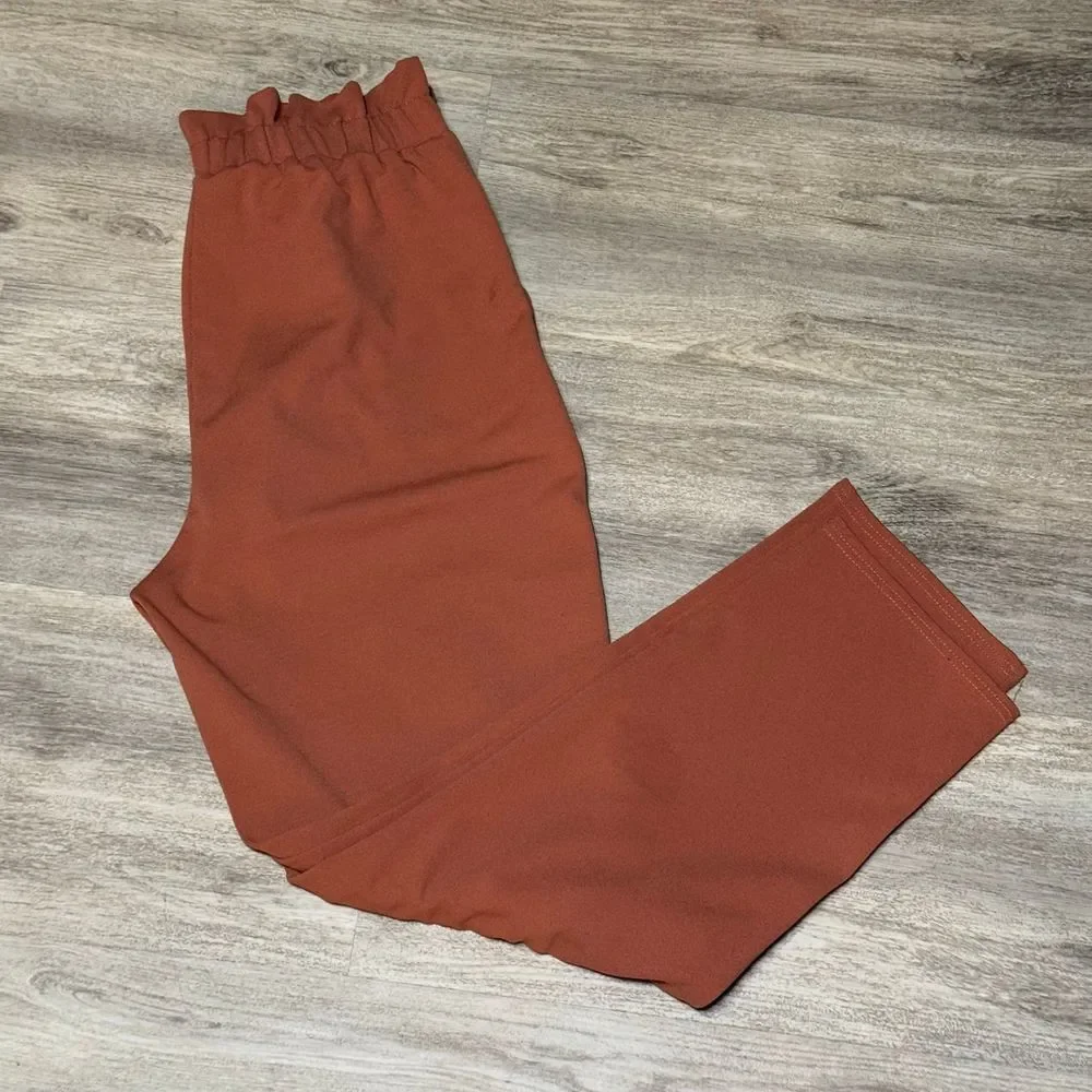Soho Apperal brownish office pants size large 28 waist 26 length. In great condi